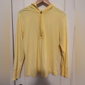 Danskin Yellow Long Sleeve Hoodie. Size XL
